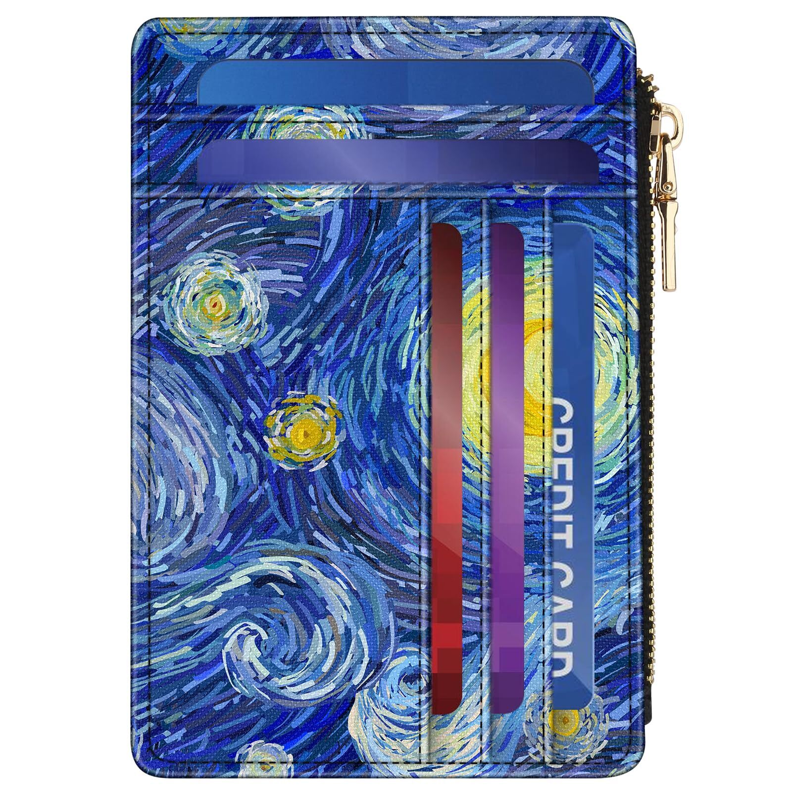 6379 Small Wallet Rfid Thin Wallet Thin Credit Card Holder Blue Moon 1 6379 Small Wallet Rfid Thin Wallet Thin Credit Card Holder Blue Moon 1